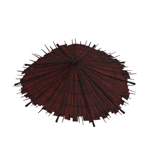 Straw Oriental Red